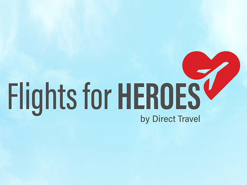 Direct Travel Awards 100 Healthcare Heroes with Flights