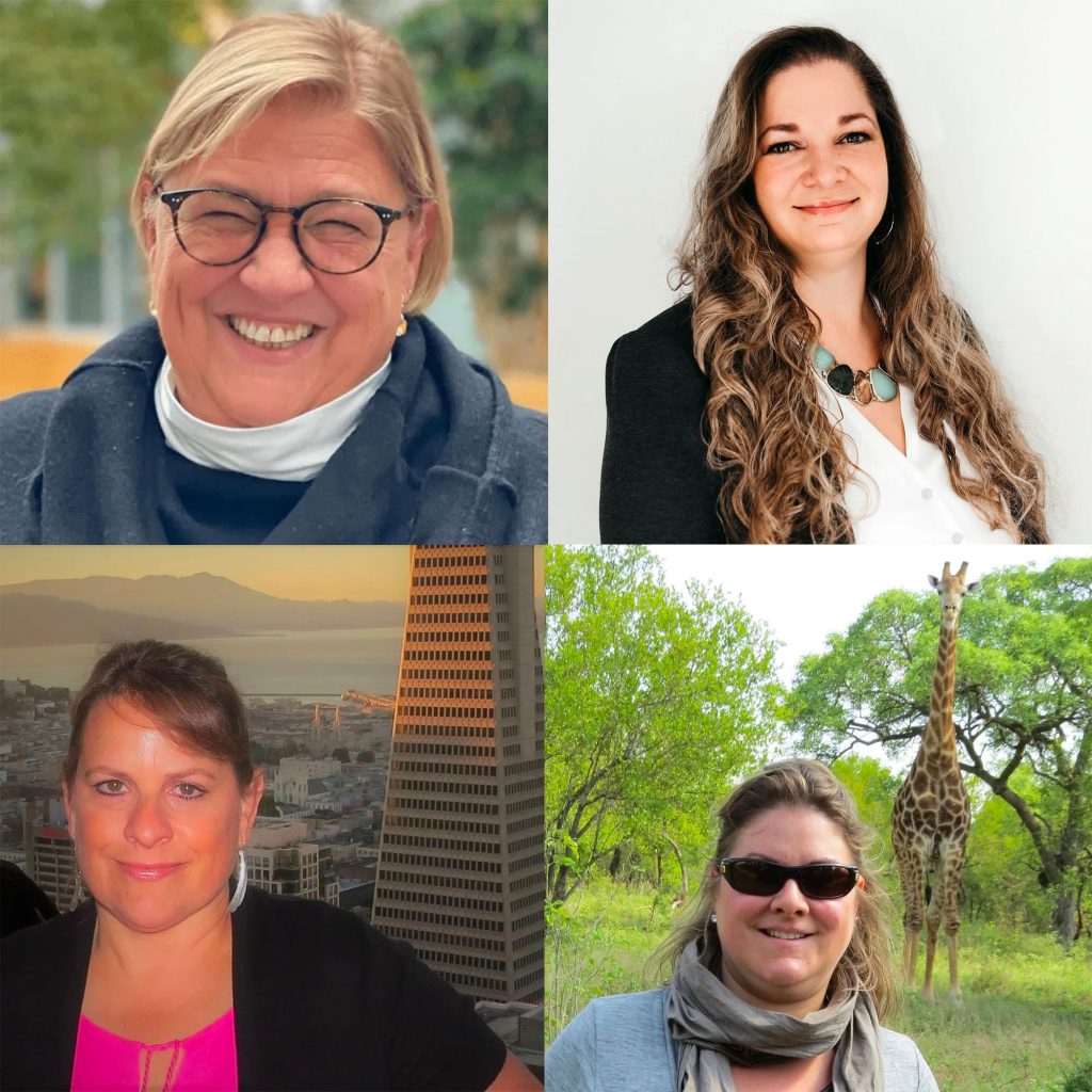 Clockwise From Top Left: Katherine Velan, Ariane Hnery, Lisa Zupancic, Nancy Zupancic