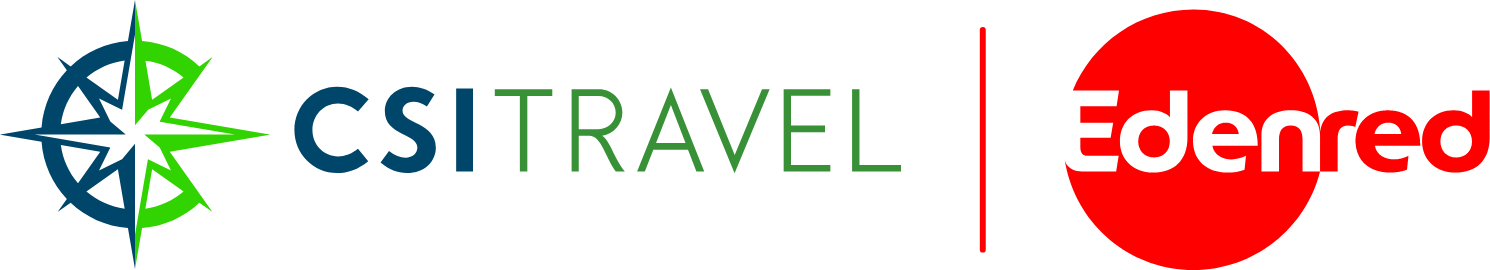 CSI Travel & Edenred logos