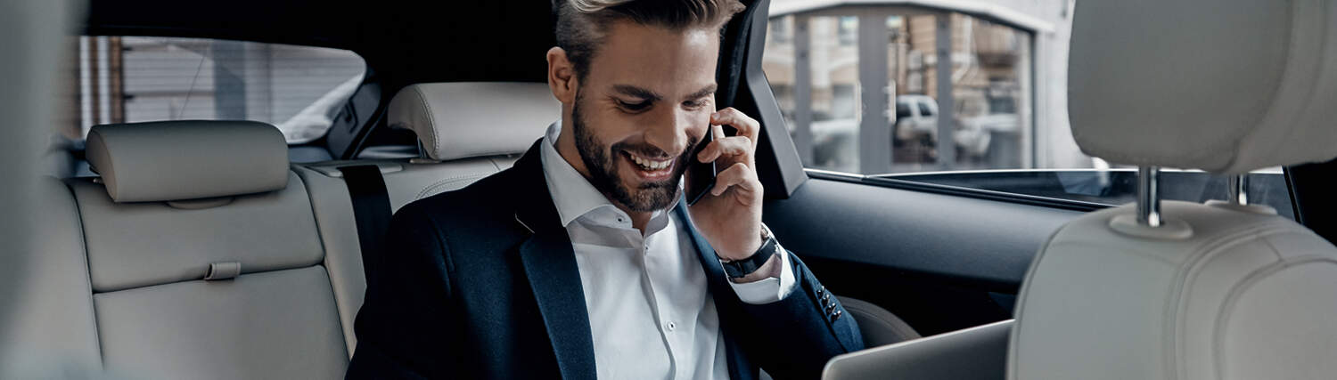 Man speaking on the phone