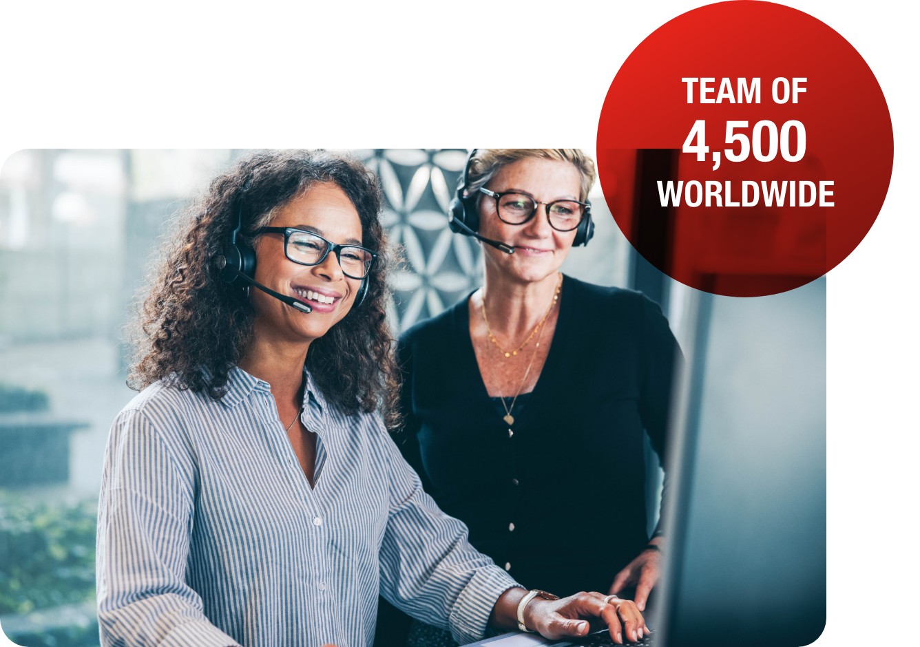 Team of 4500 worldwide