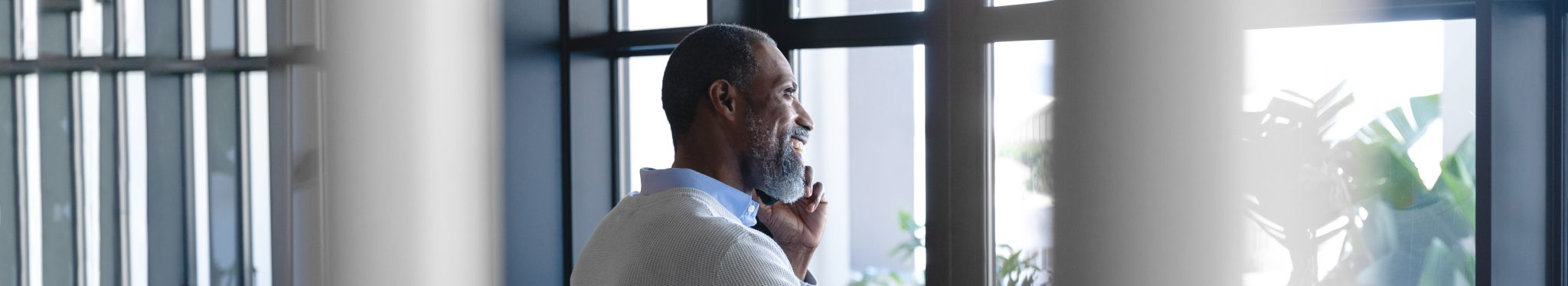 Man speaking on the phone